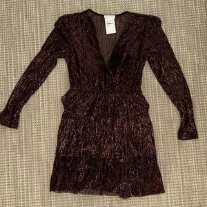 SOCIALITE RUFFLE TIERED MINI DRESS